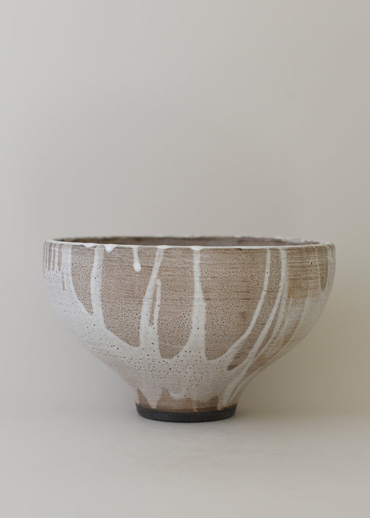 Lucy Series Bowl in Poured White - Victoria Morris Pottery