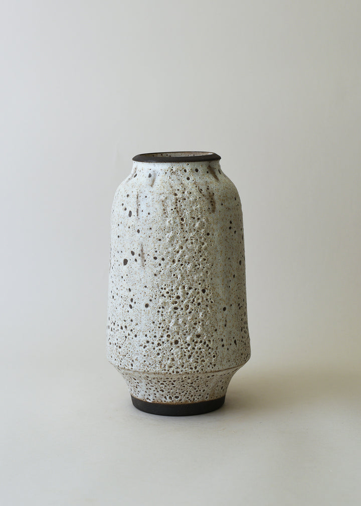Lucy Series Vase no. 2 in Poured White - Victoria Morris Pottery