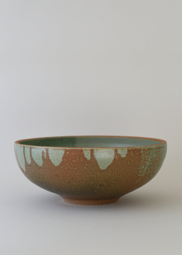 Lucy Series Bowl in Copper Green - Victoria Morris Pottery