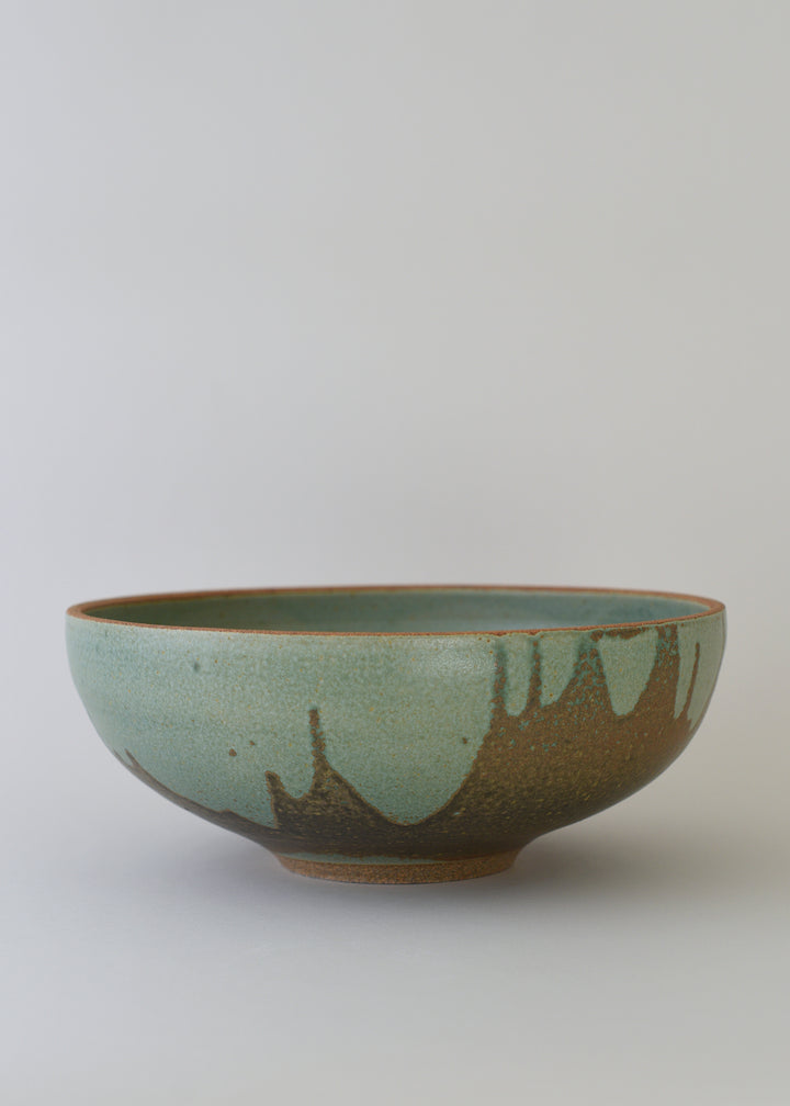 Lucy Series Bowl in Copper Green - Victoria Morris Pottery