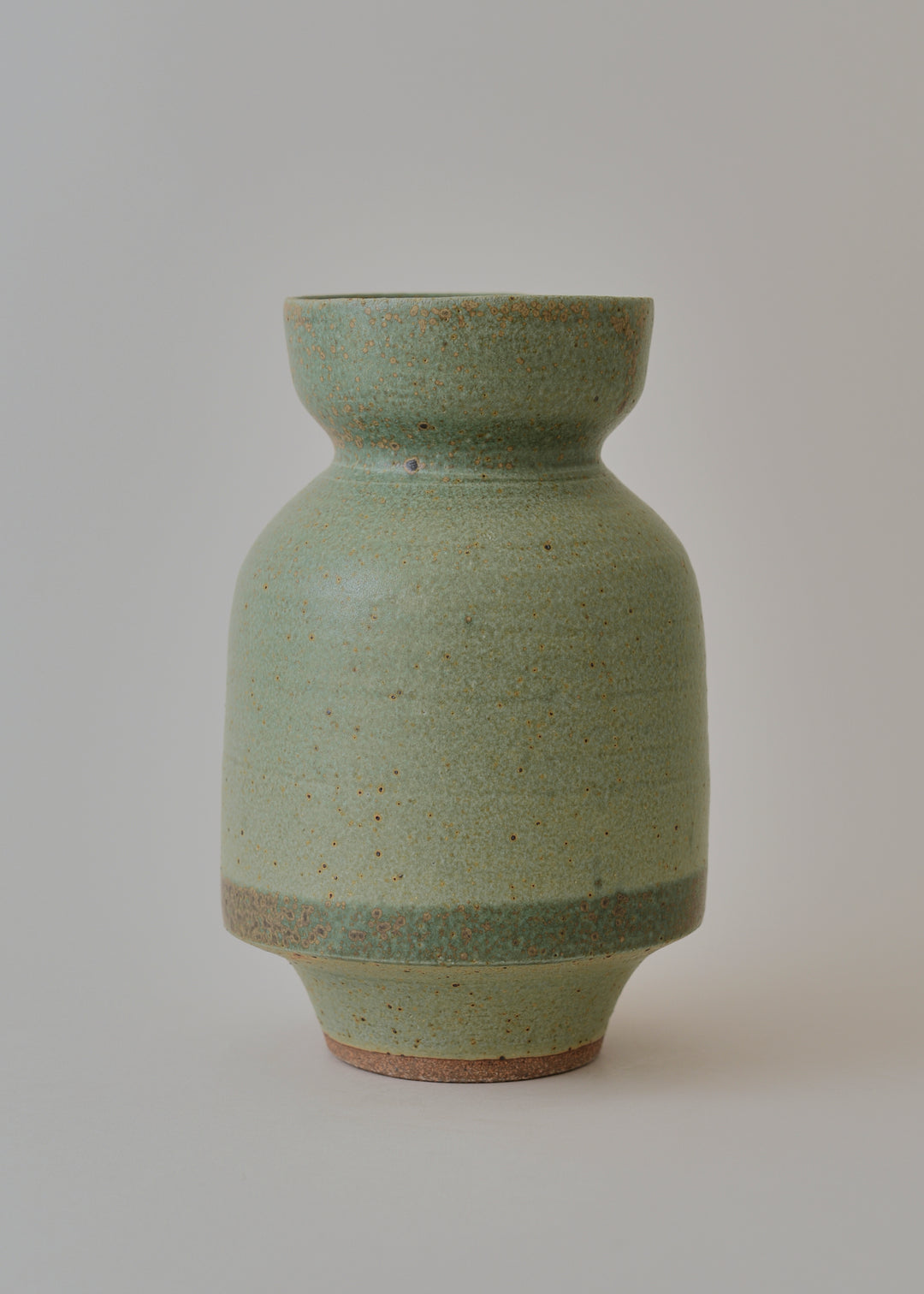Lucy Series Vase no. 2 in Copper Green - Victoria Morris Pottery