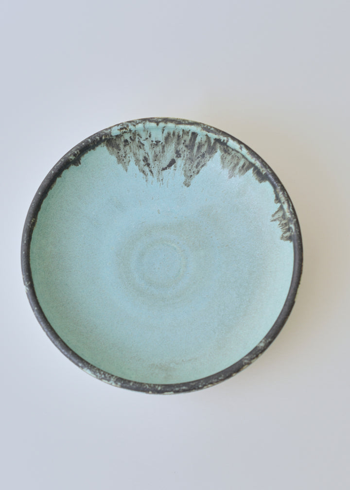 Low Ledge Bowl in Bronzed Jade - Victoria Morris Pottery