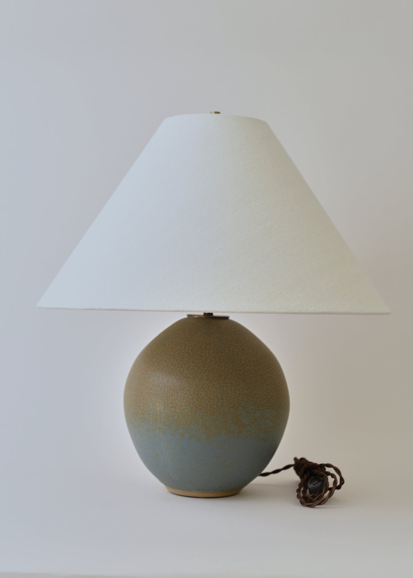Medium Orb Lamp in Agate - Victoria Morris Pottery