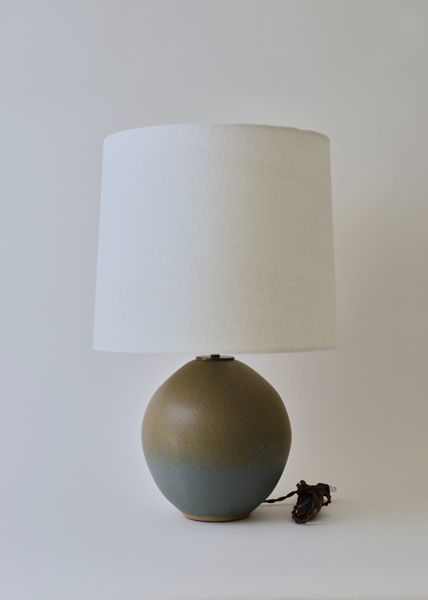 Medium Orb Lamp in Agate - Victoria Morris Pottery