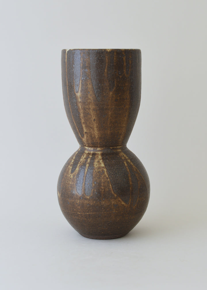 Deco Vase in Live Oak - Victoria Morris Pottery
