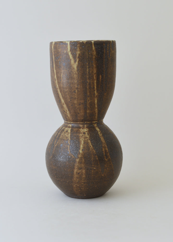 Deco Vase in Live Oak - Victoria Morris Pottery