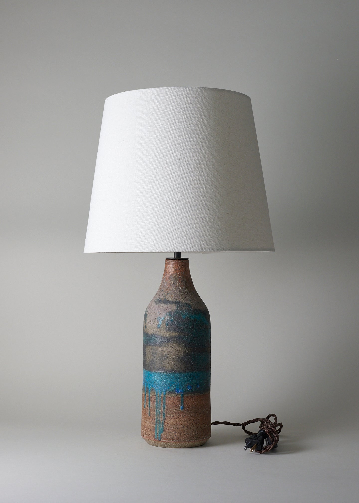 Large Bottle Lamp In Turquoise - Limited Edition - Victoria Morris Pottery