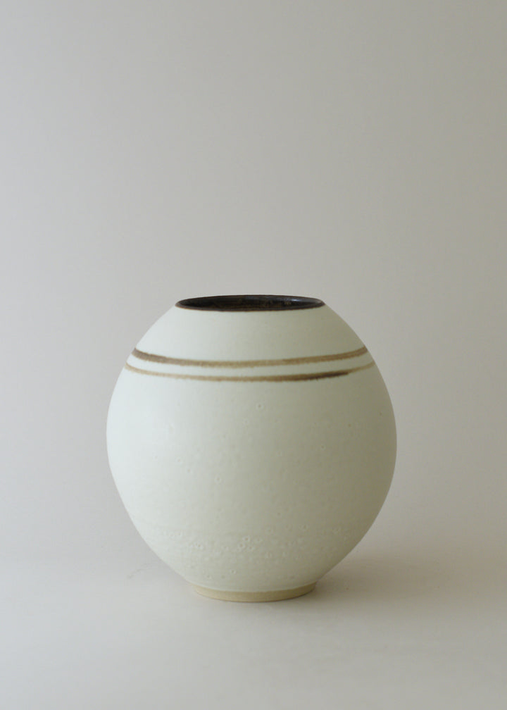 Orb Vase in Bronzed Birch - Victoria Morris Pottery