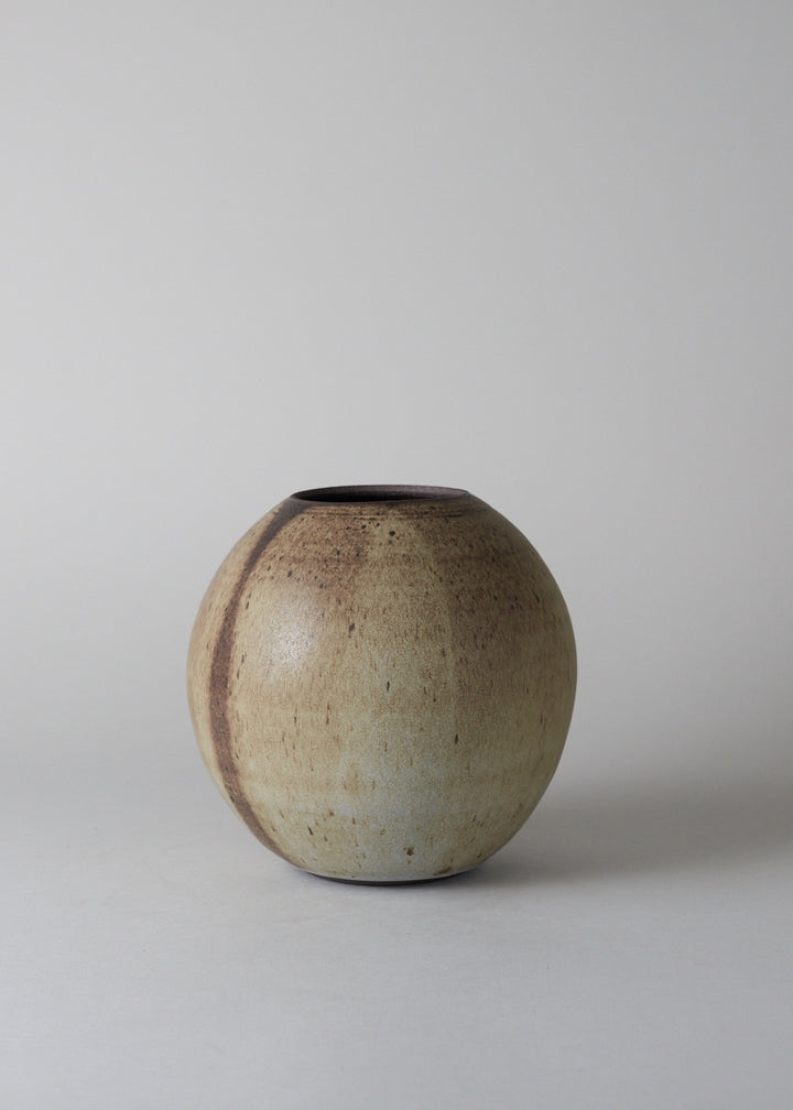 Orb Vase in Live Oak - Victoria Morris Pottery