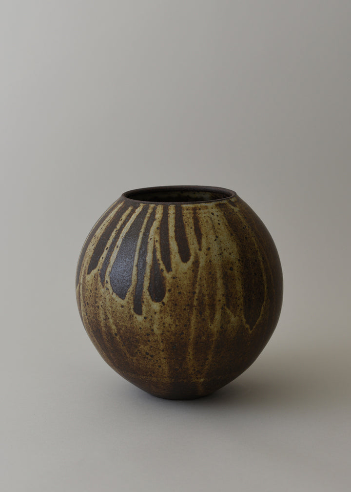 Orb Vase in Live Oak - Victoria Morris Pottery