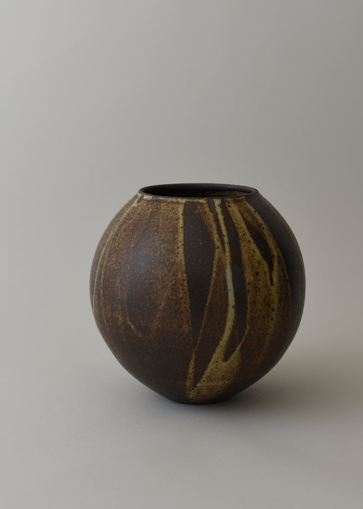 Orb Vase in Live Oak - Victoria Morris Pottery