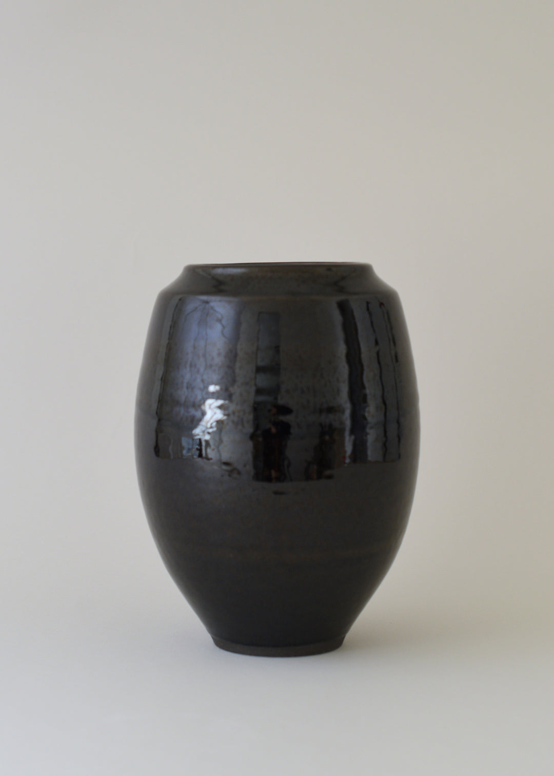 Oval Series Vase in Amber - Victoria Morris Pottery