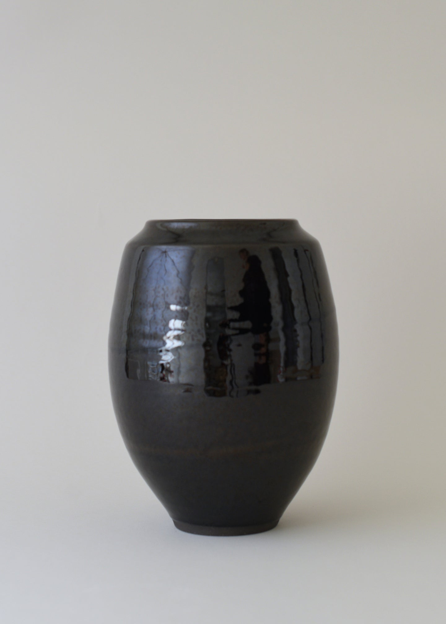 Oval Series Vase in Amber - Victoria Morris Pottery