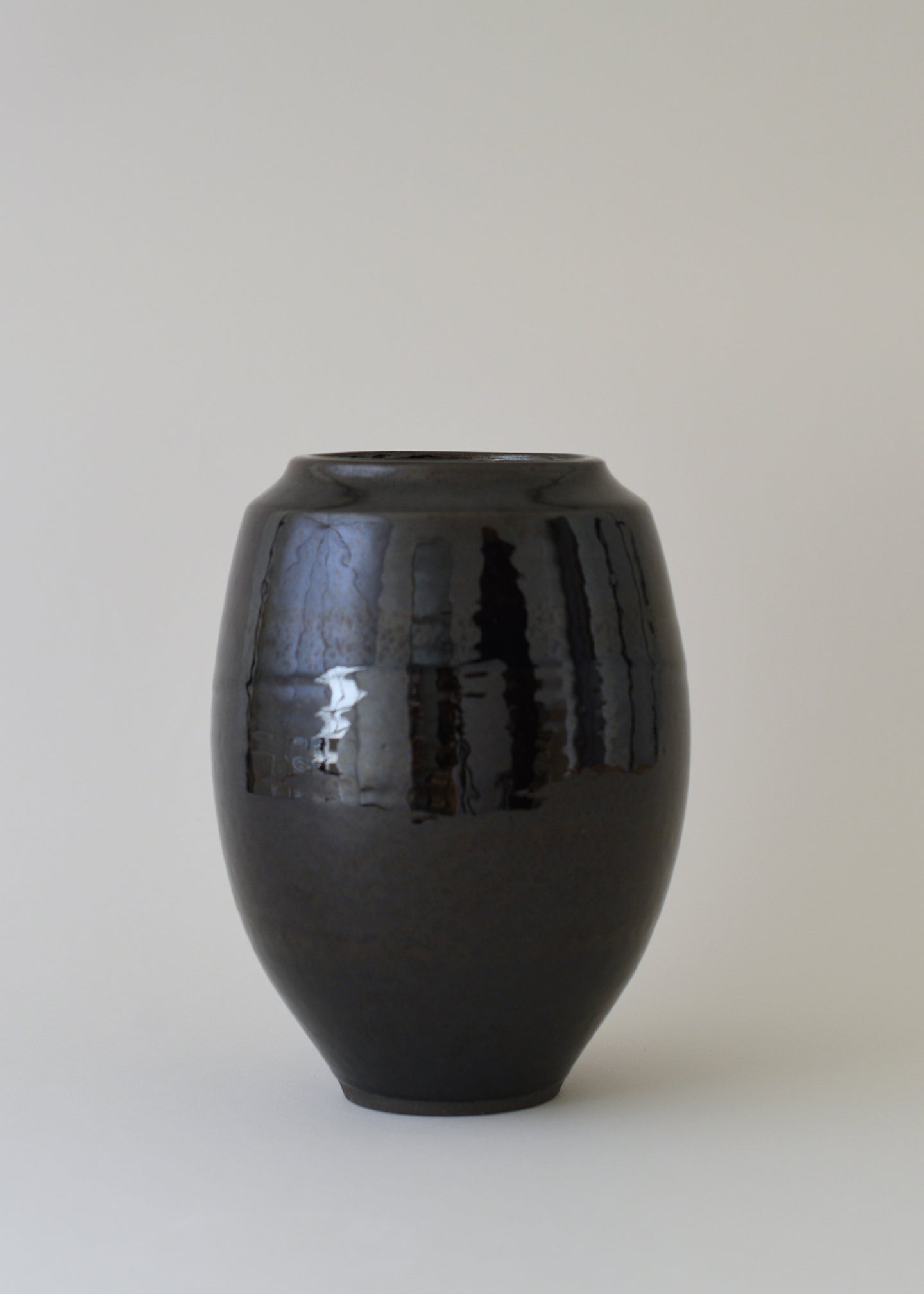 Oval Series Vase in Amber - Victoria Morris Pottery