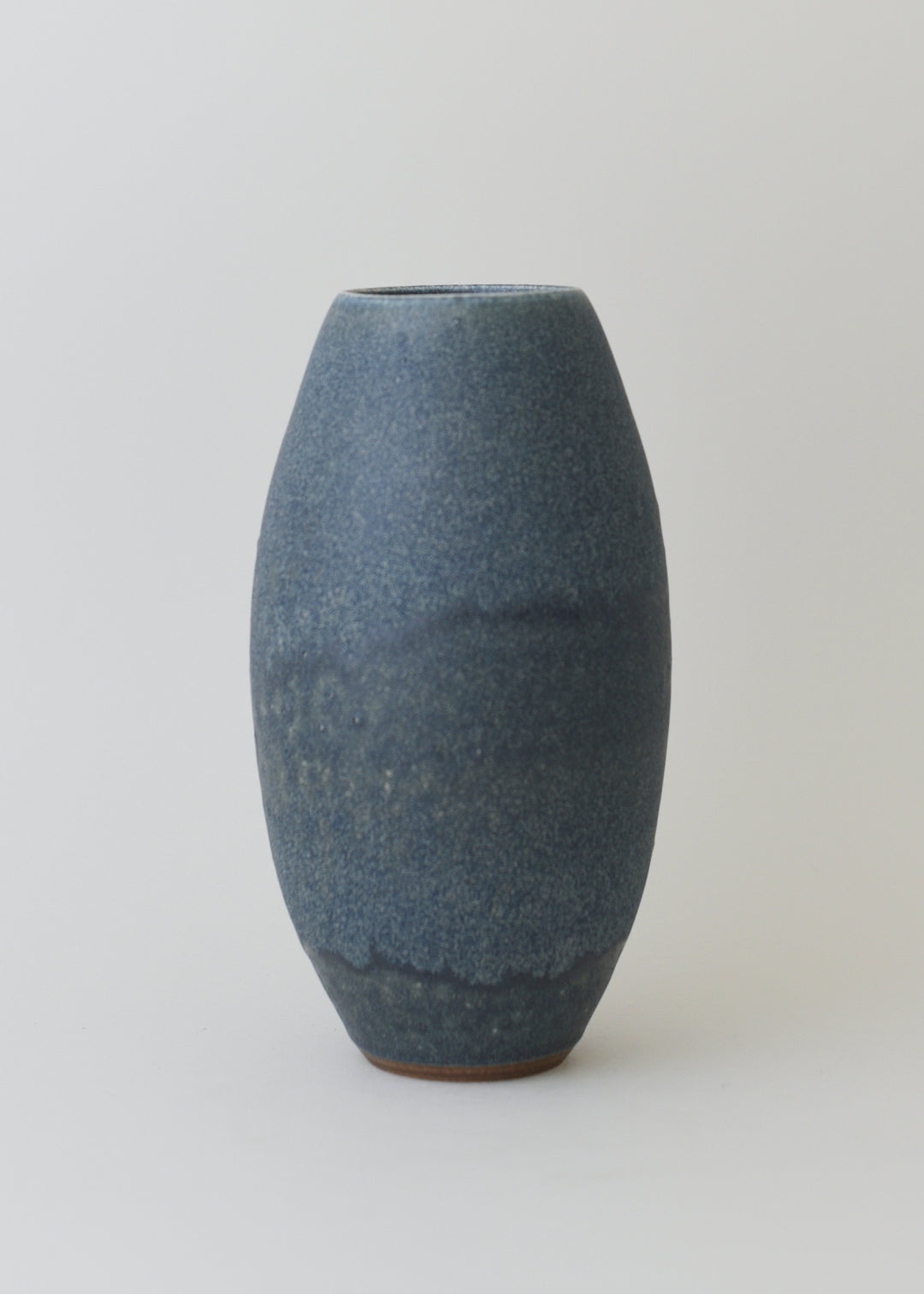 Oval Vase in Ink - Victoria Morris Pottery