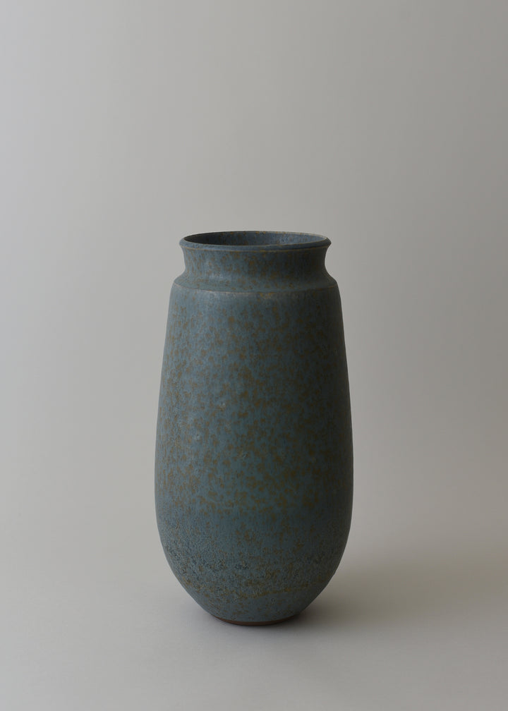 Large Poppy Series Vase in Lake - Victoria Morris Pottery