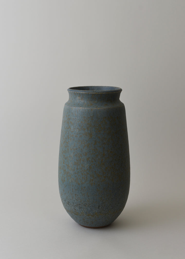 Large Poppy Series Vase in Lake - Victoria Morris Pottery