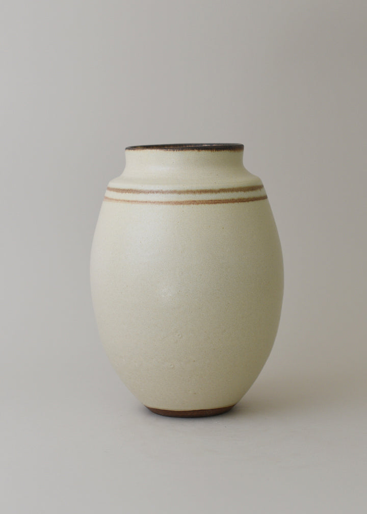 Low Poppy Series Vase in Bronzed Birch - Victoria Morris Pottery