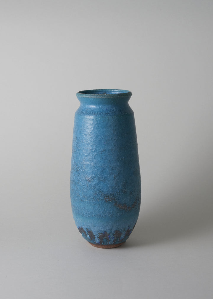 Poppy Series Vase in Turquoise - Limited Edition - Victoria Morris Pottery