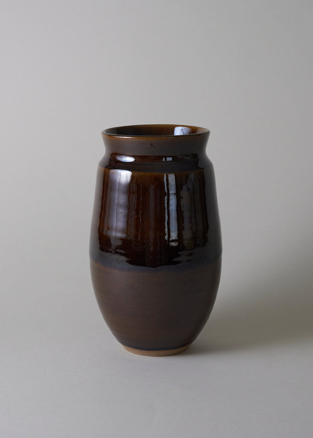 Poppy Series Vase in Dark Amber - Victoria Morris Pottery