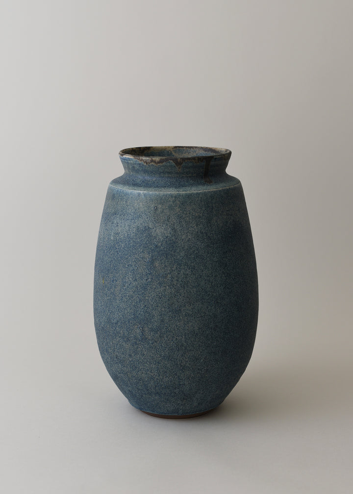 Large Poppy Vase no. 3 in Bronzed Ink - Victoria Morris Pottery