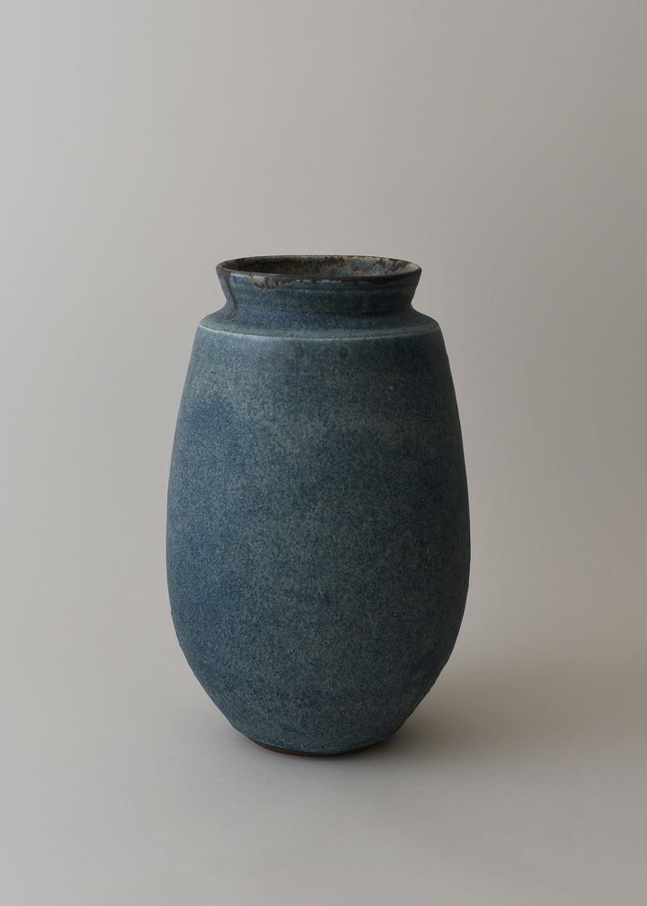 Large Poppy Vase no. 3 in Bronzed Ink - Victoria Morris Pottery