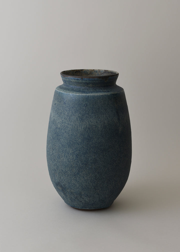 Large Poppy Vase no. 3 in Bronzed Ink - Victoria Morris Pottery