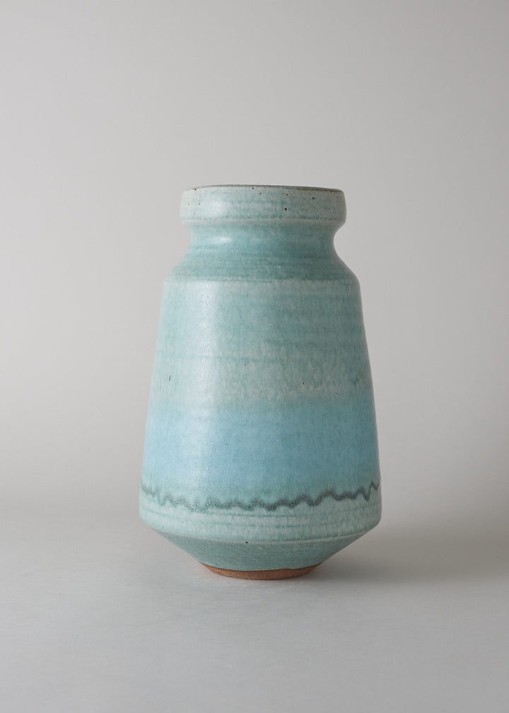 Large Vase No.15 in Cobre Green - Victoria Morris Pottery