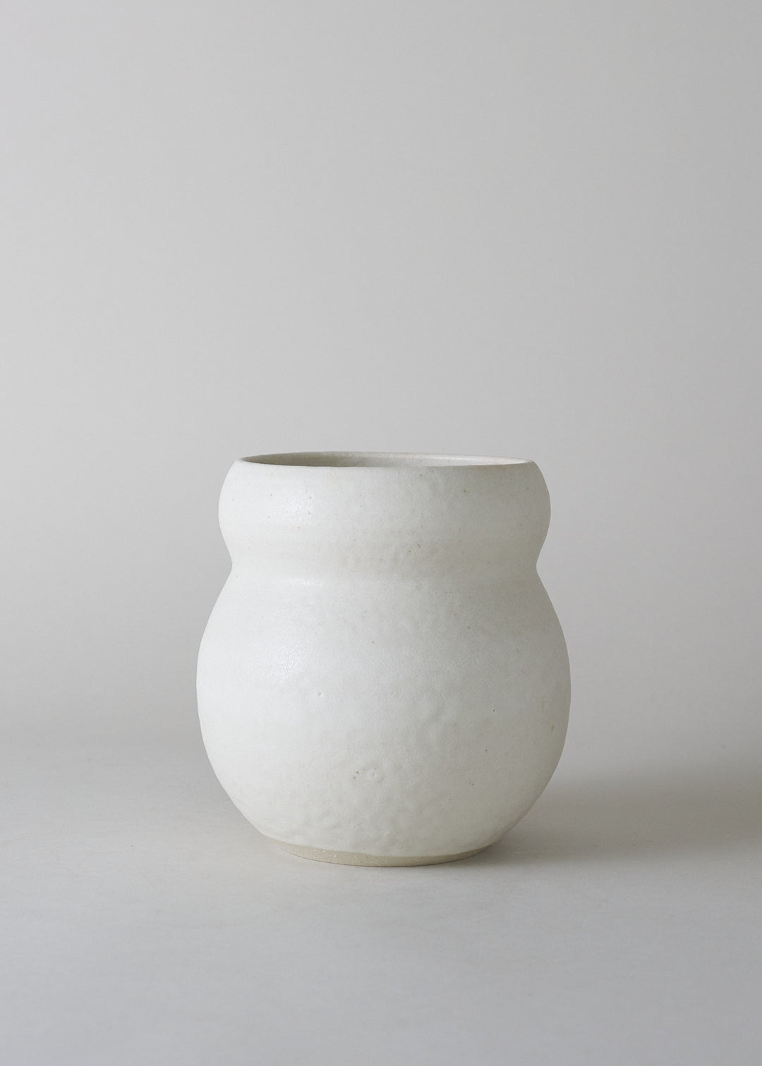 Small Gourd Vase in Ivory - Victoria Morris Pottery