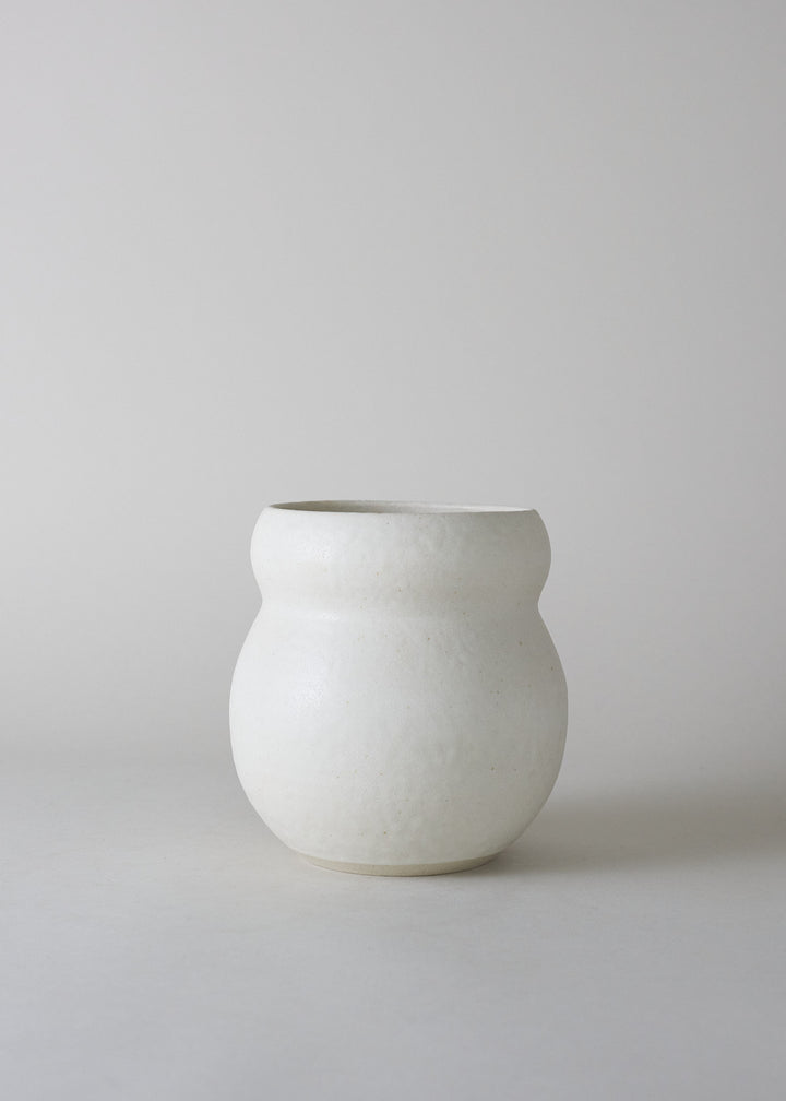 Small Gourd Vase in Ivory - Victoria Morris Pottery