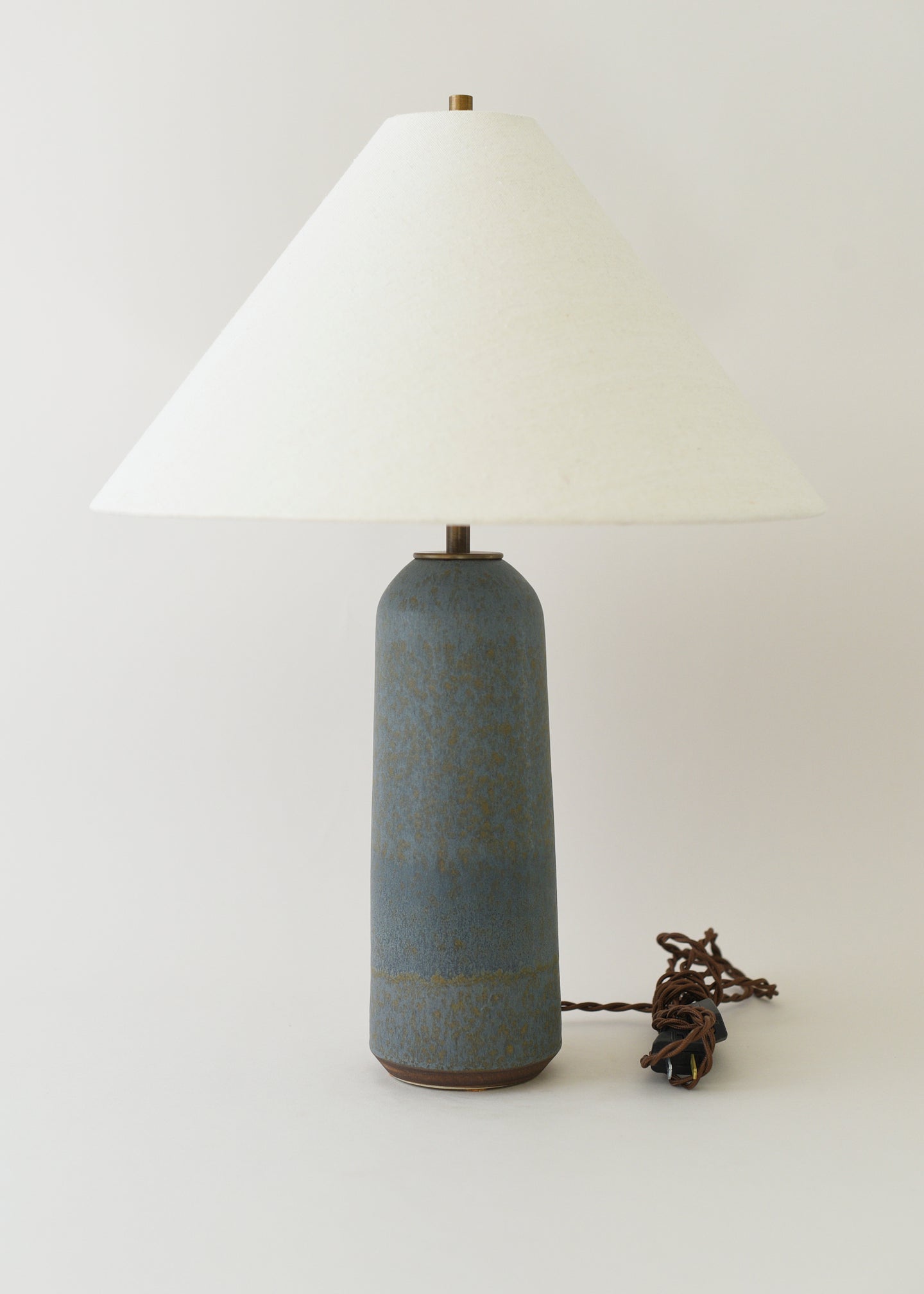 Large Willow Lamp in Lake Blue - Victoria Morris Pottery