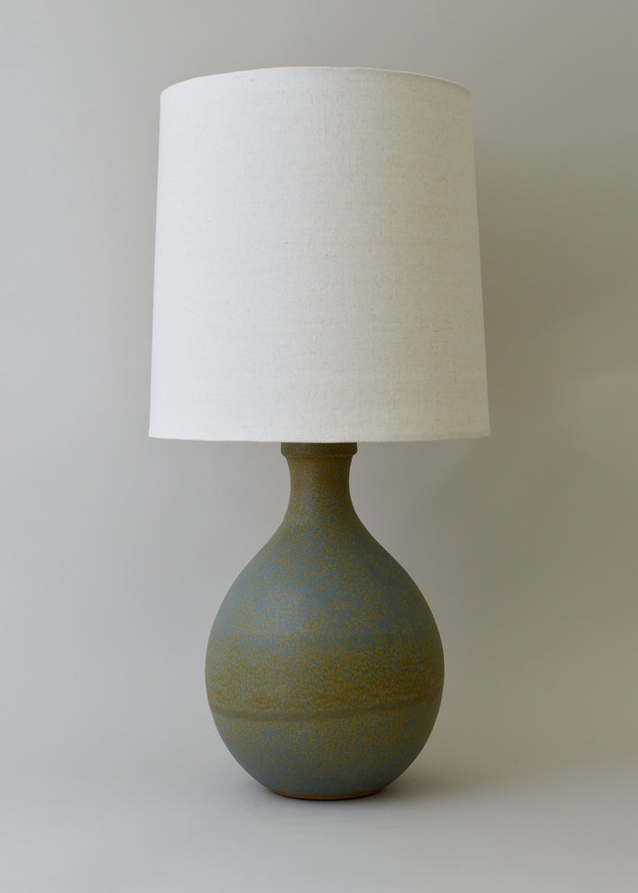 Large Iris Lamp in Agate - Victoria Morris Pottery