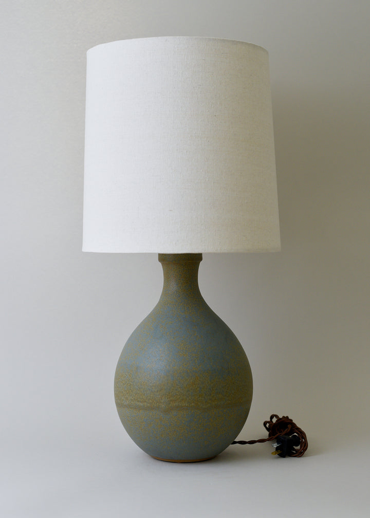 Large Iris Lamp in Agate - Victoria Morris Pottery