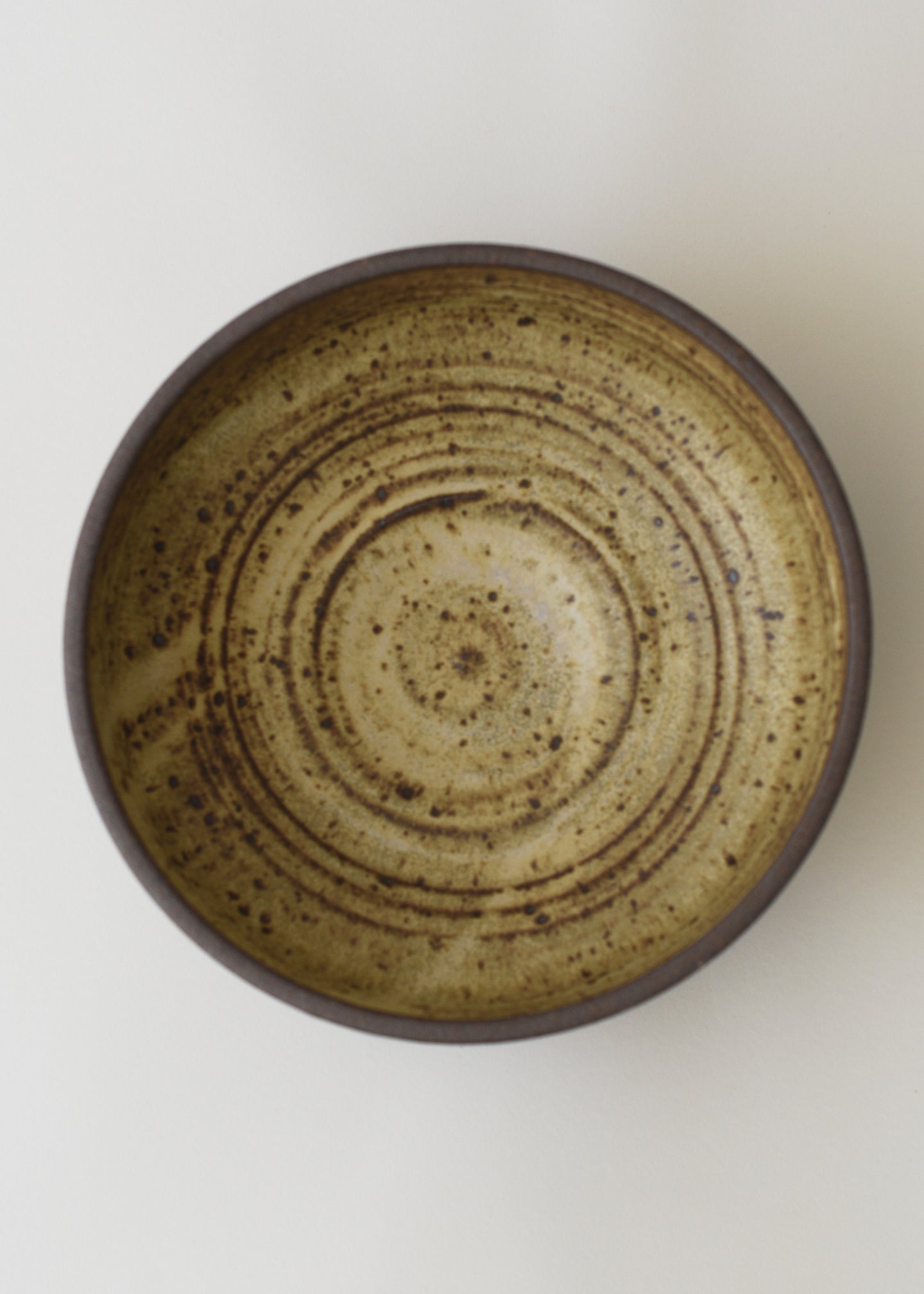 Large Ridge Low Bowl No.2 in Live Oak - Victoria Morris Pottery