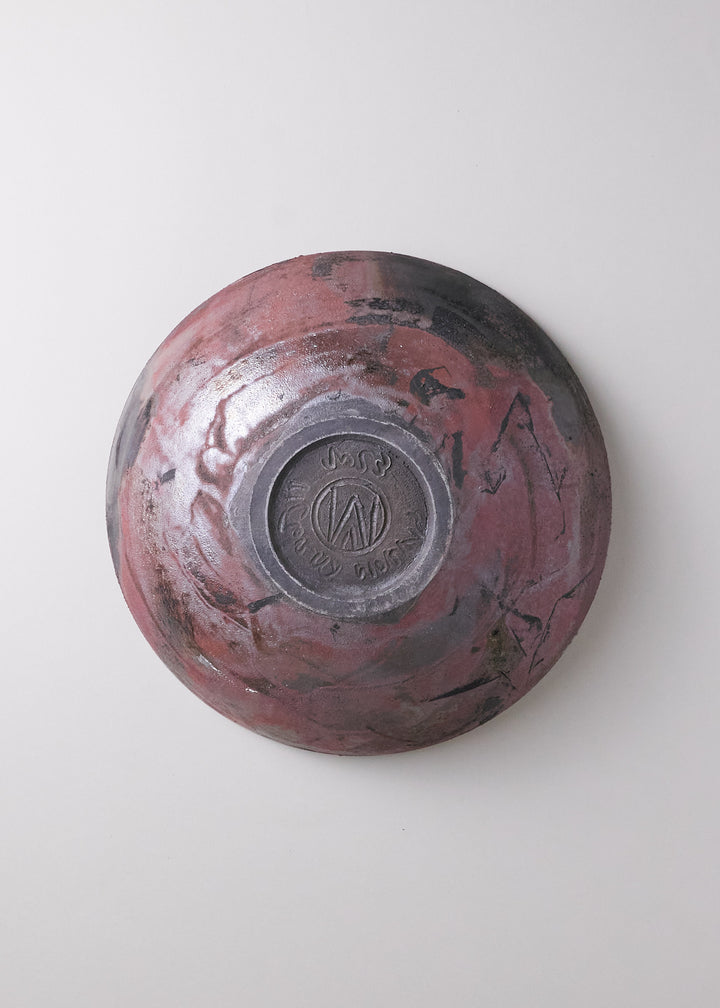 Raku Series Ledge bowl No.3 - Victoria Morris Pottery