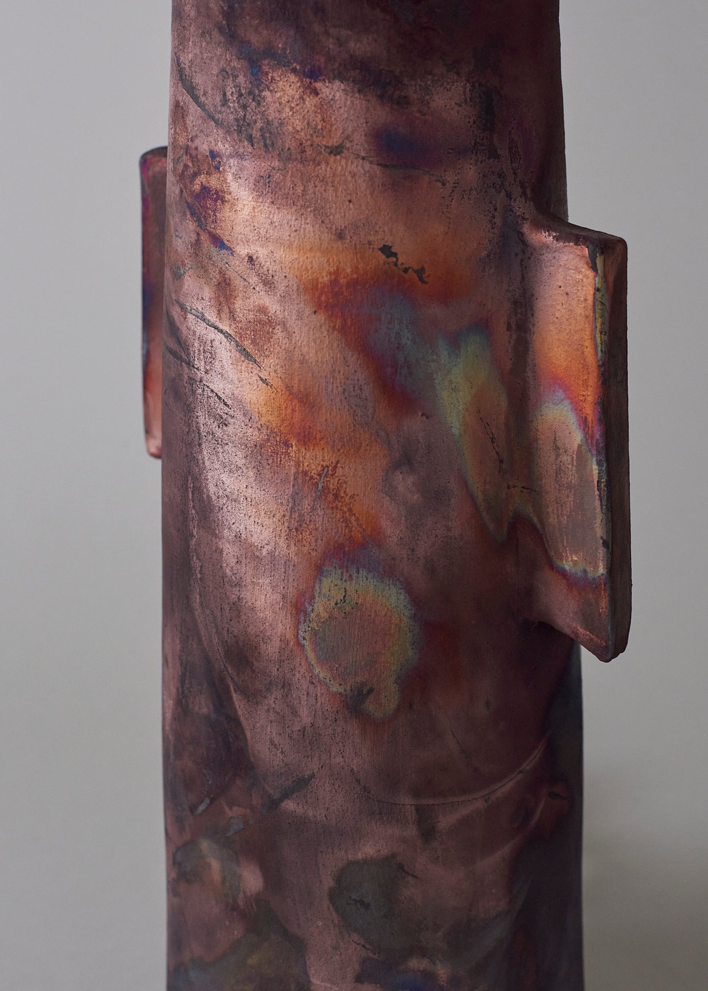 Raku Series Sail Lamp - Victoria Morris Pottery