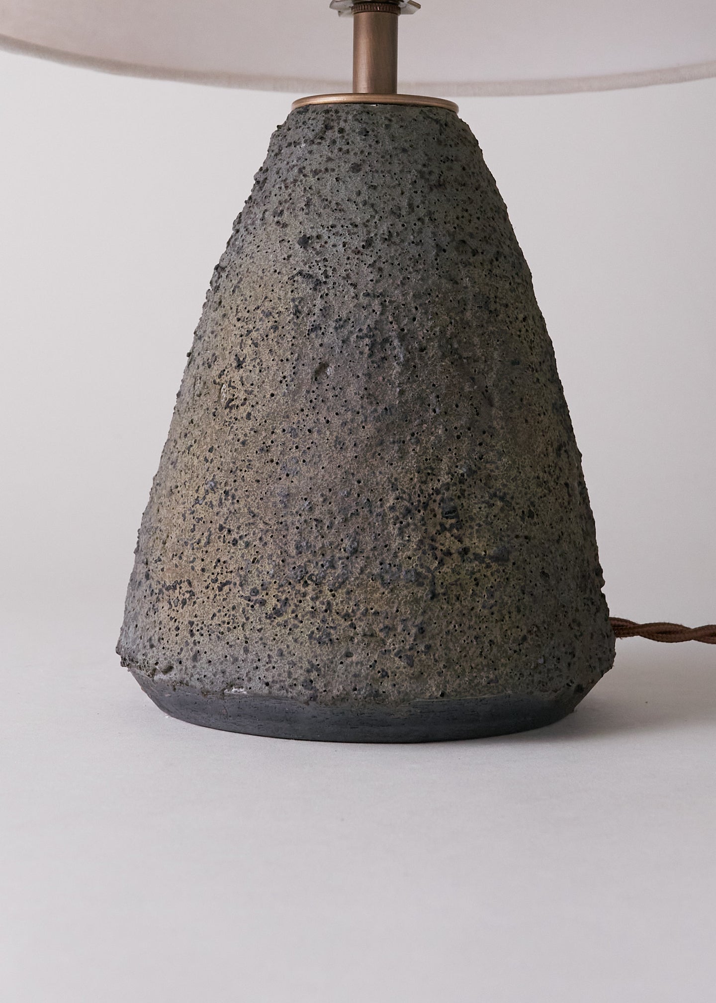 Raku Series Angle Lamp No.1 - Victoria Morris Pottery