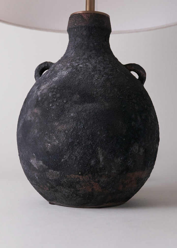 Raku Series Hera Lamp No.1 - Victoria Morris Pottery
