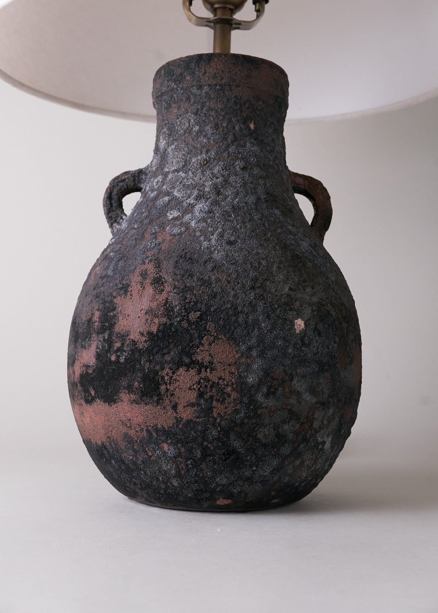 Raku Series Hera Lamp No.2 - Victoria Morris Pottery