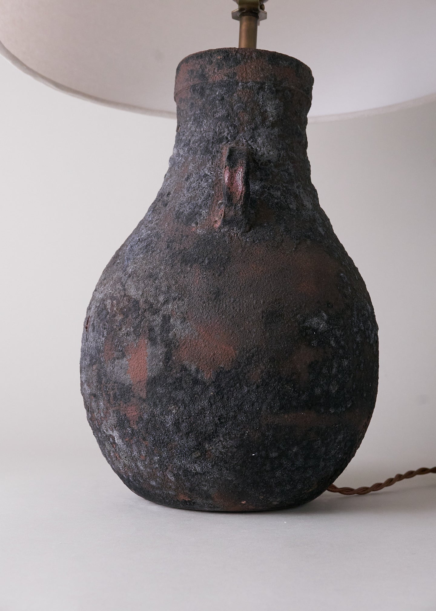 Raku Series Hera Lamp No.2 - Victoria Morris Pottery