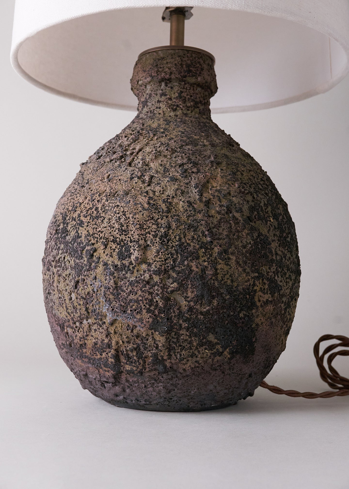 Raku Series Iris Lamp - Victoria Morris Pottery
