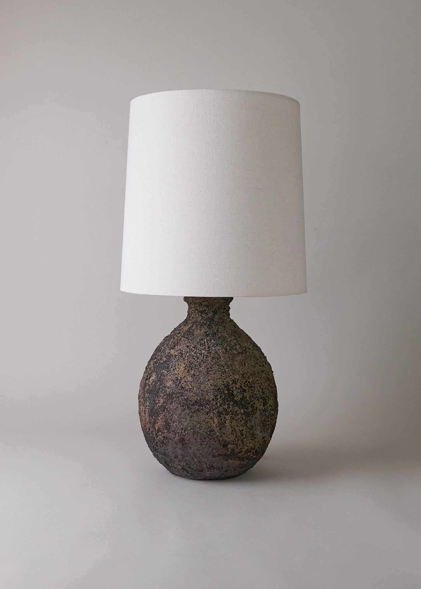 Raku Series Iris Lamp - Victoria Morris Pottery