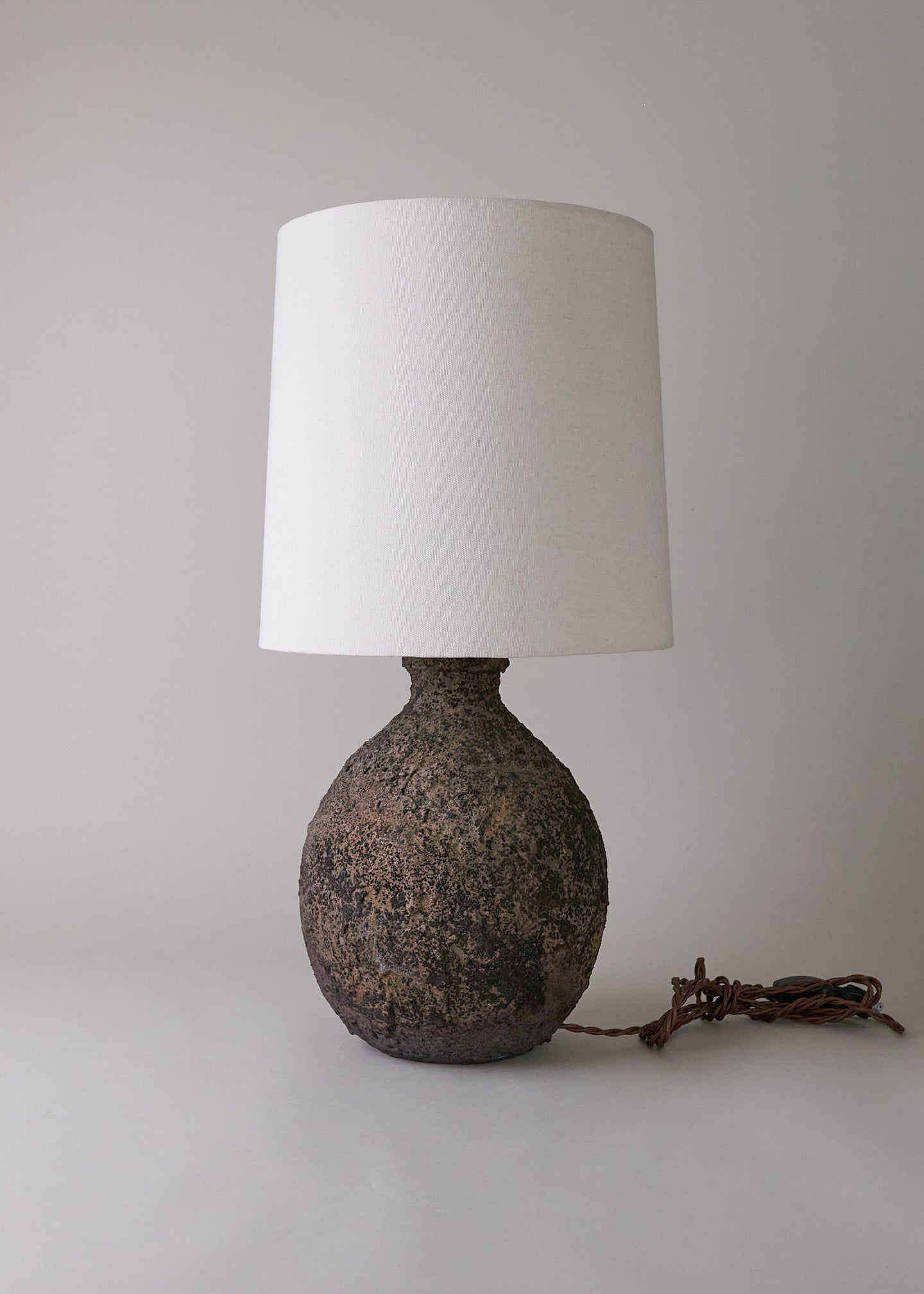 Raku Series Iris Lamp - Victoria Morris Pottery