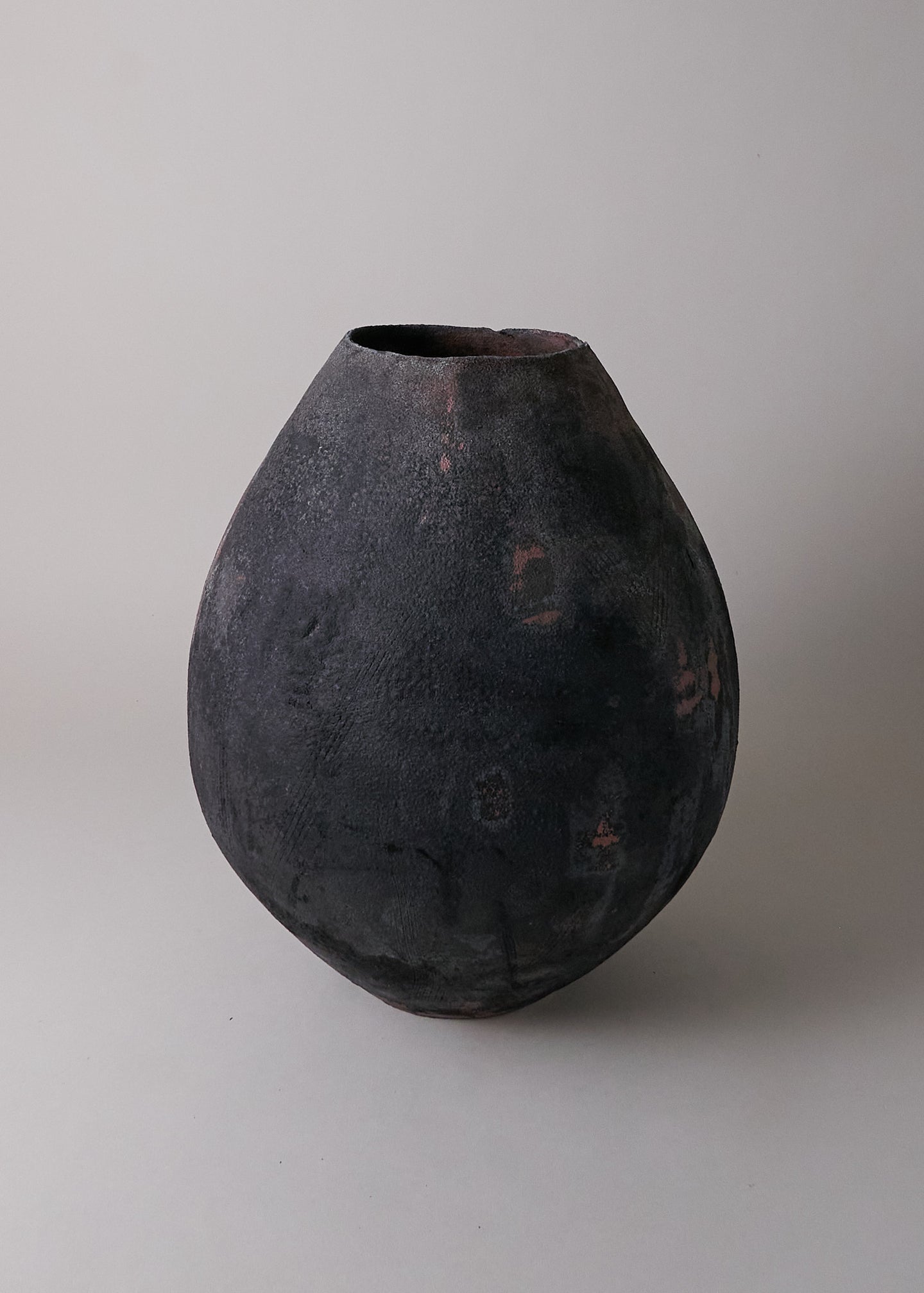 Raku Series Large Vessel No.6 - Victoria Morris Pottery