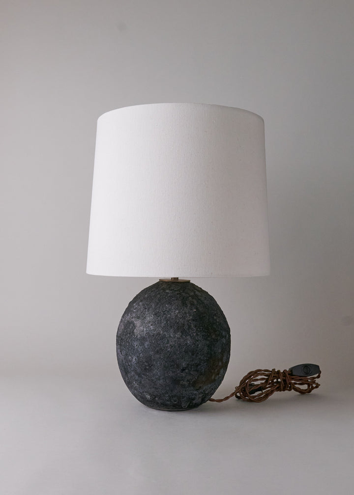 Raku Series Orb Lamp - Victoria Morris Pottery