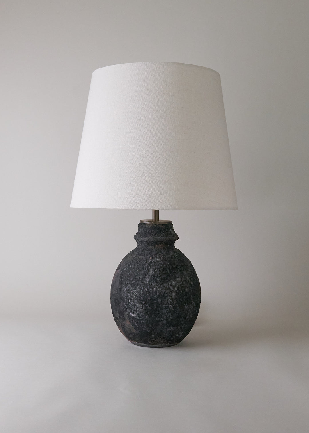 Raku Series Ridge Lamp No.2 - Victoria Morris Pottery