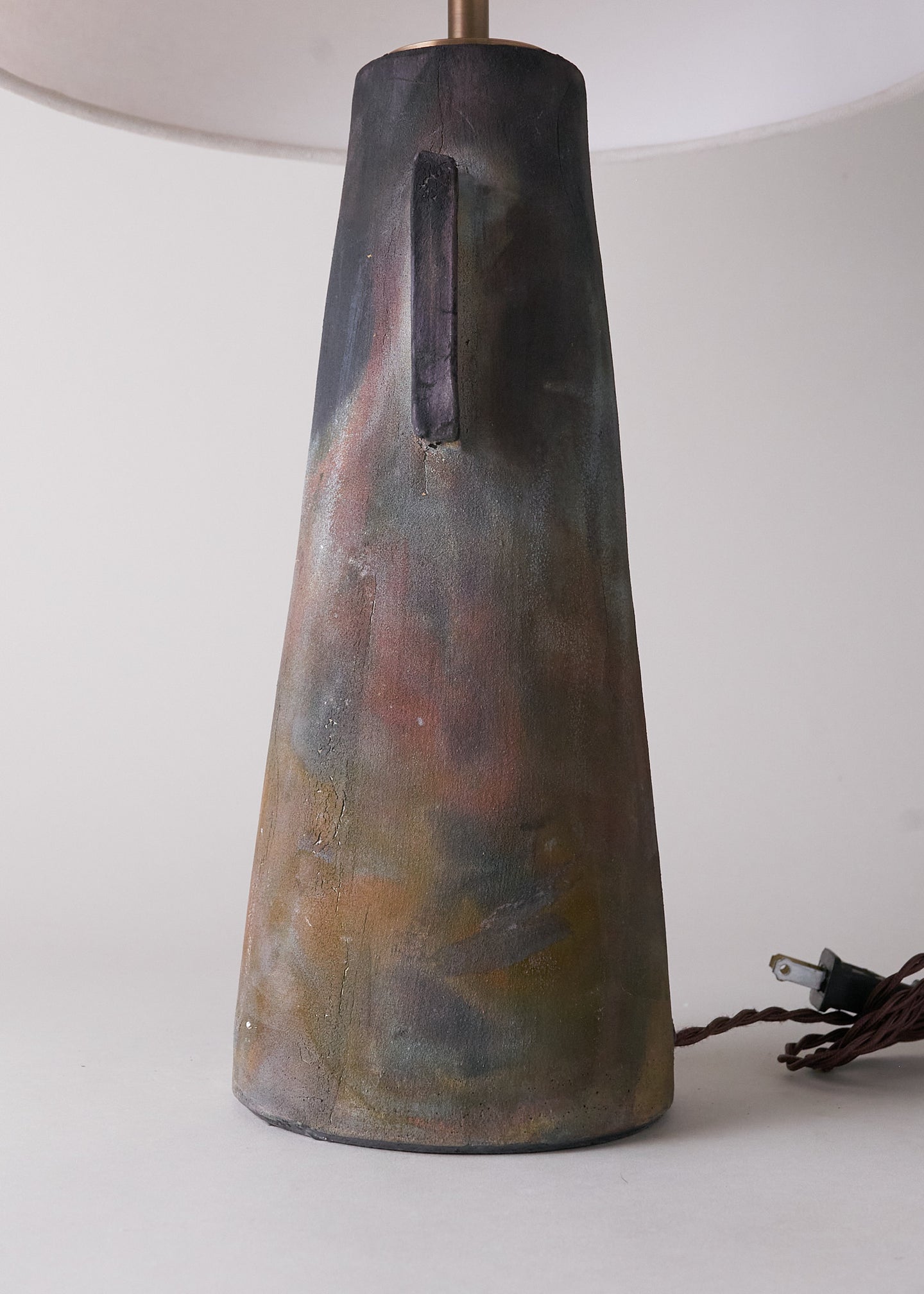 Raku Series Sail Lamp - Victoria Morris Pottery