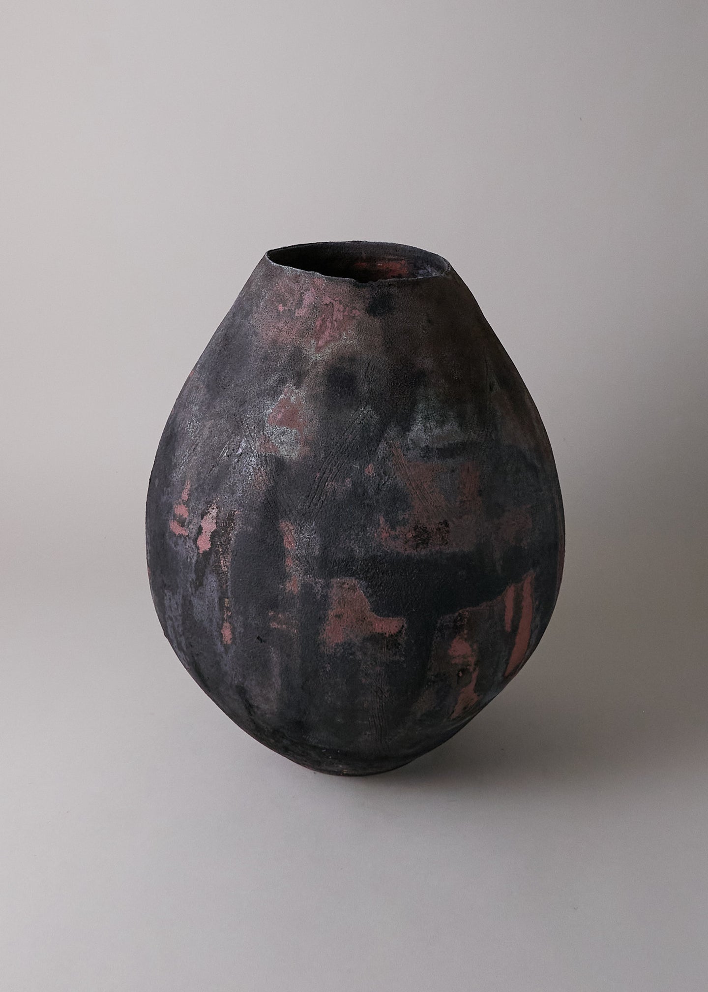 Raku Series Large Vessel No.6 - Victoria Morris Pottery