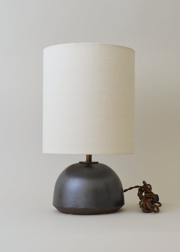Small Agnes Lamp in Iron Black - Victoria Morris Pottery