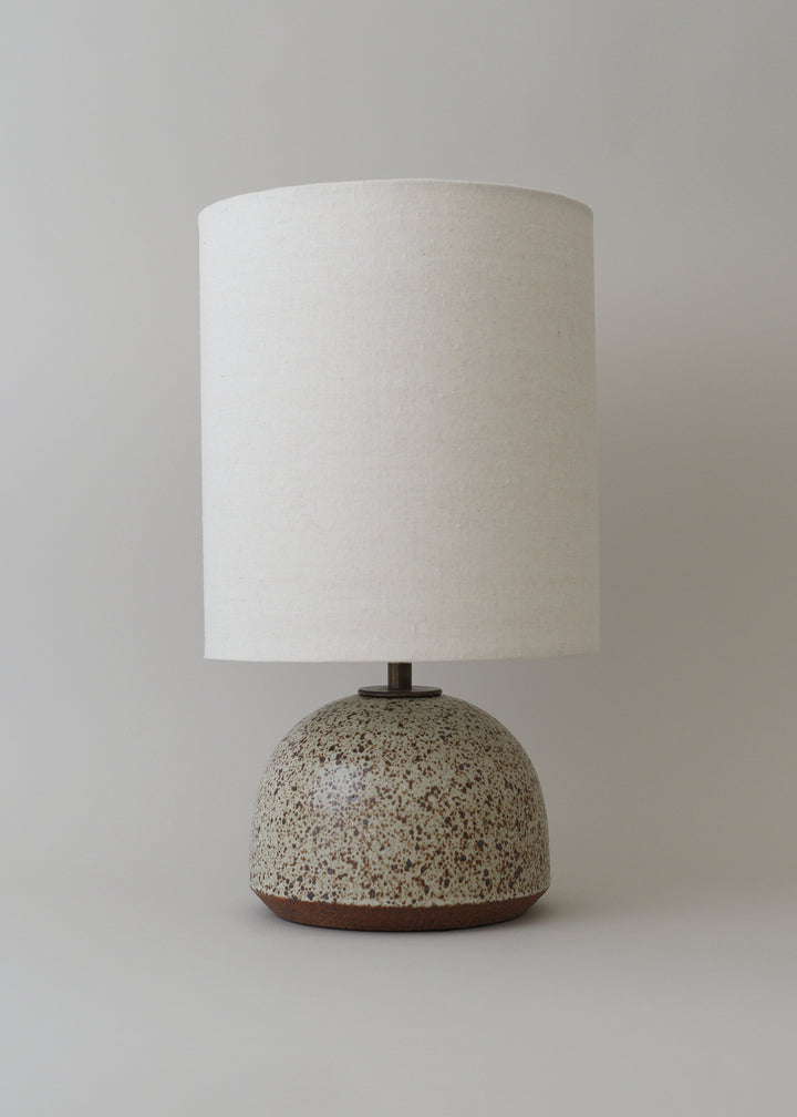 Small Agnes Lamp in Mottled Ivory - Victoria Morris Pottery